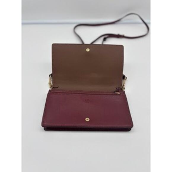 Coach C8731 Wildflower Print Signature Pvc Anna Foldover Crossbody Bag Purse - Picture 3 of 4